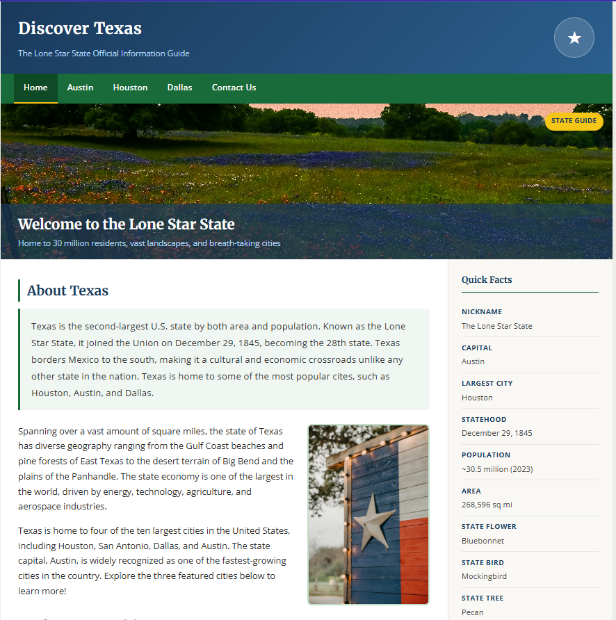 Discover Texas — Home